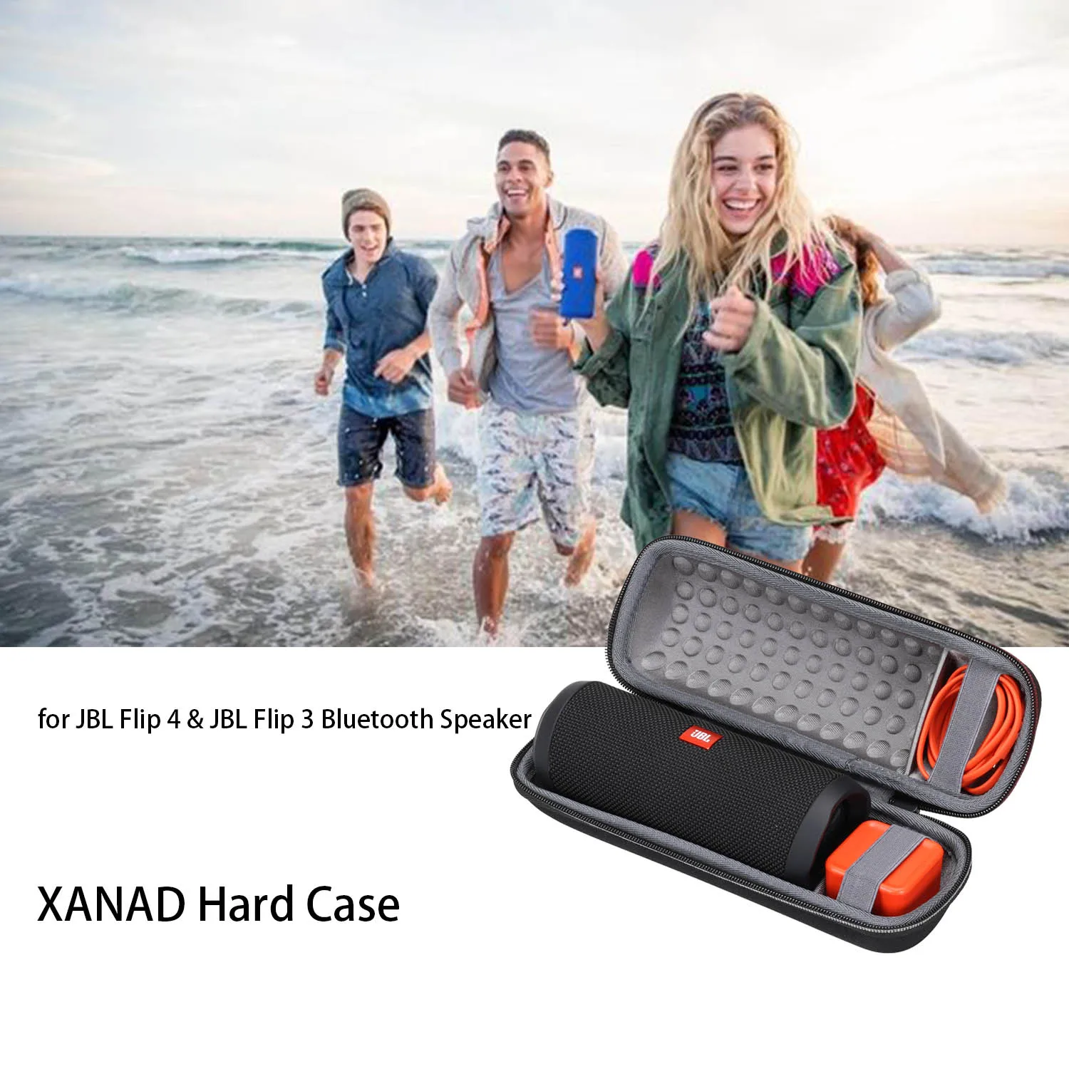 Водонепроницаемый Жесткий Чехол XANAD EVA для JBL Flip 4 и 3 bluetooth-колонка | Электроника