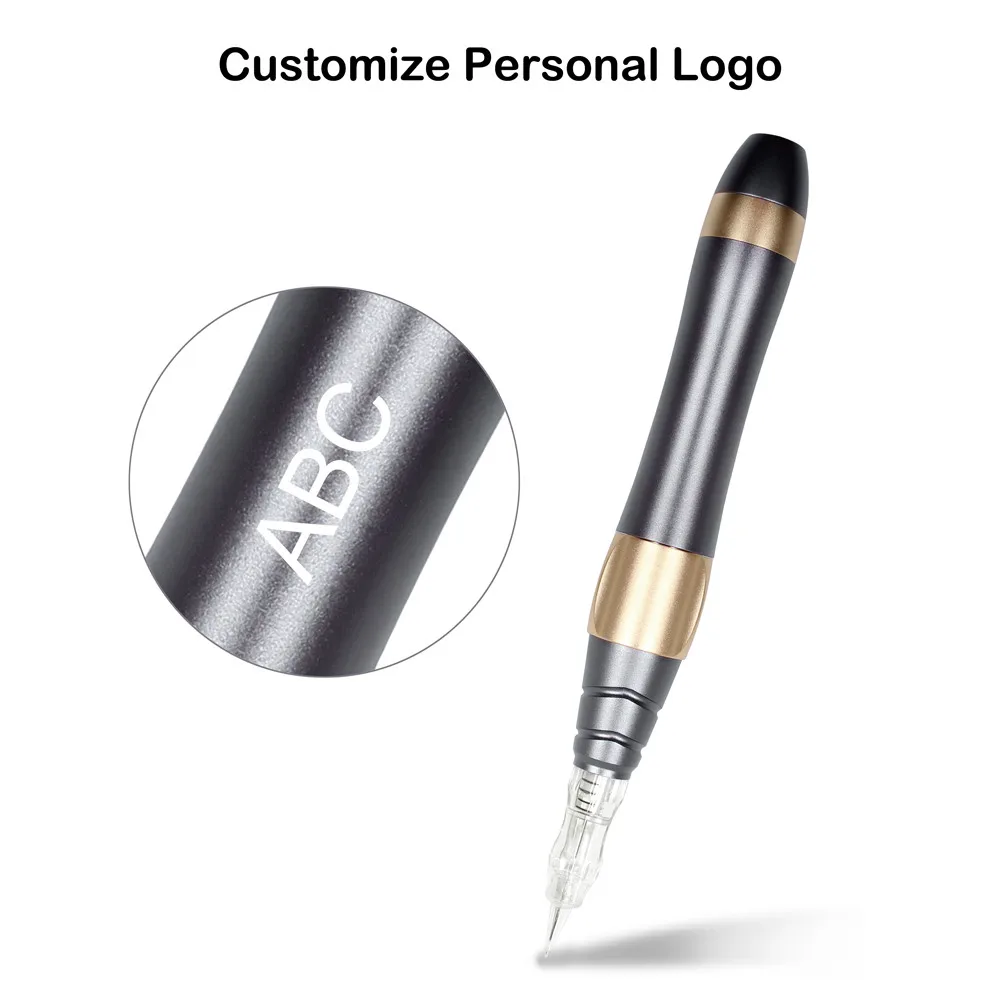 

Permanent Makeup Machine Eyebrow PMU Tattoo Machine Kit Digital Control Panel With Tattoo Cartridge Needles Customized Free