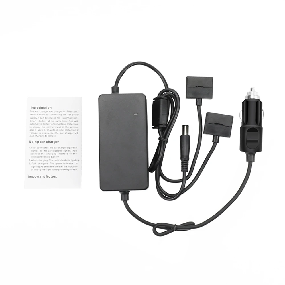 Быстрое Автомобильное зарядное устройство для DJI Phantom 3 Профессиональное