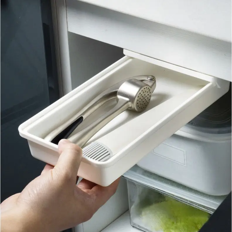 Ящик для хранения под столом органайзер косметики канцелярских принадлежностей