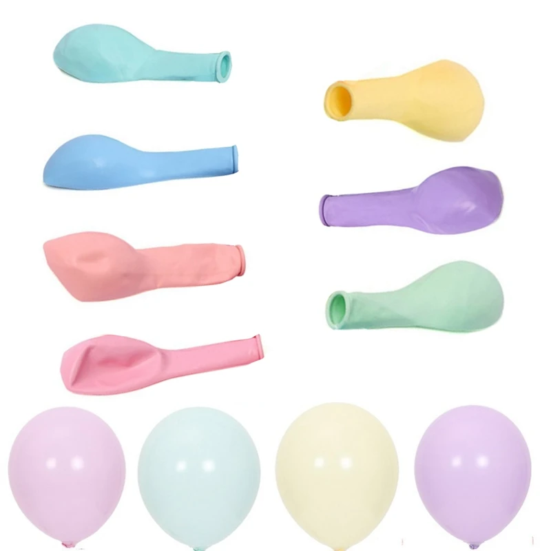 

100 шт., 10 дюймов, пастельные шары, разноцветные пастельные шарики, для вечерние ринки, свадьбы