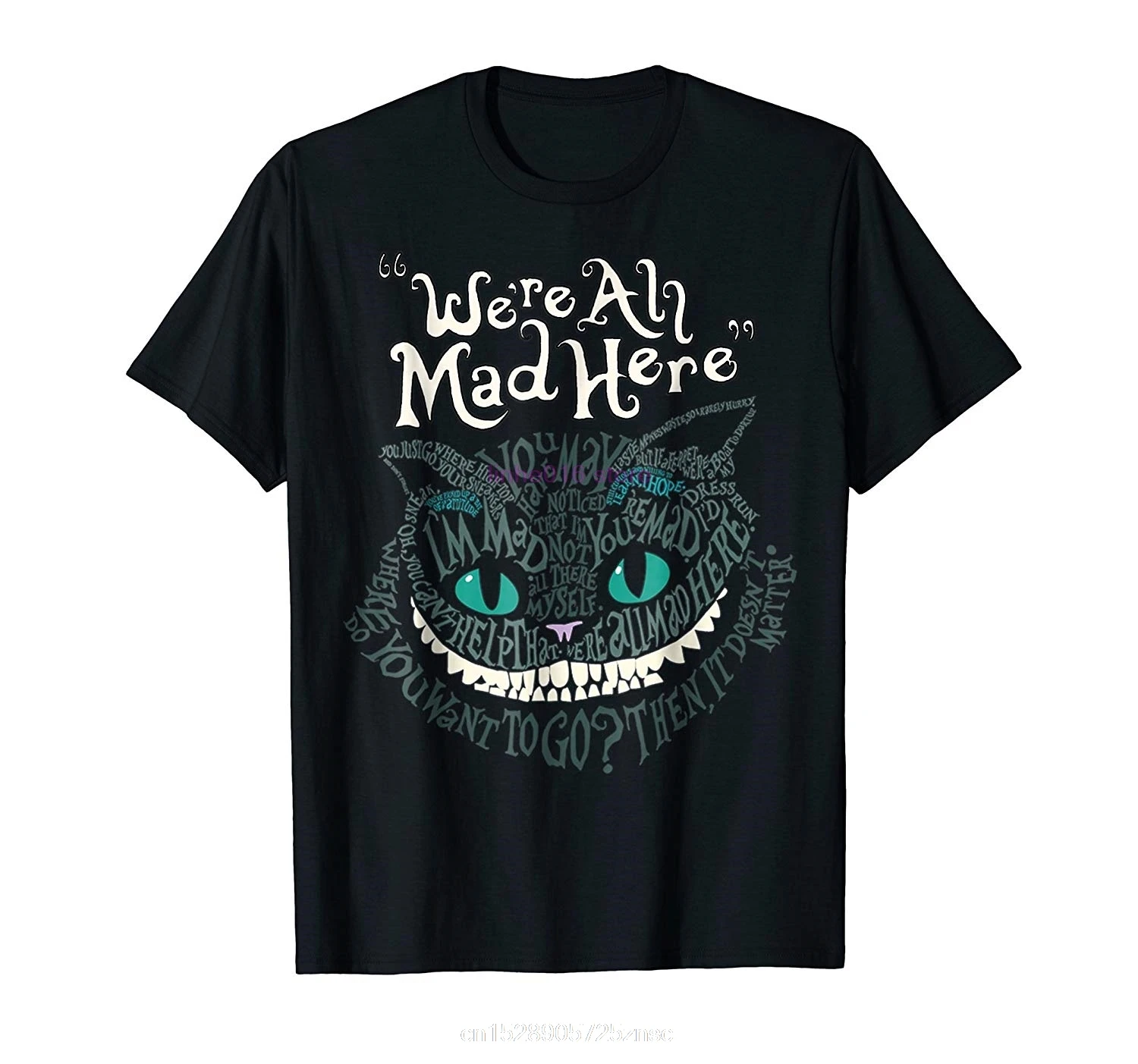 Брендовая мужская рубашка Cheshire Кот из &quotАлисы&quot We Re All Mad Here Wonderland | Мужская