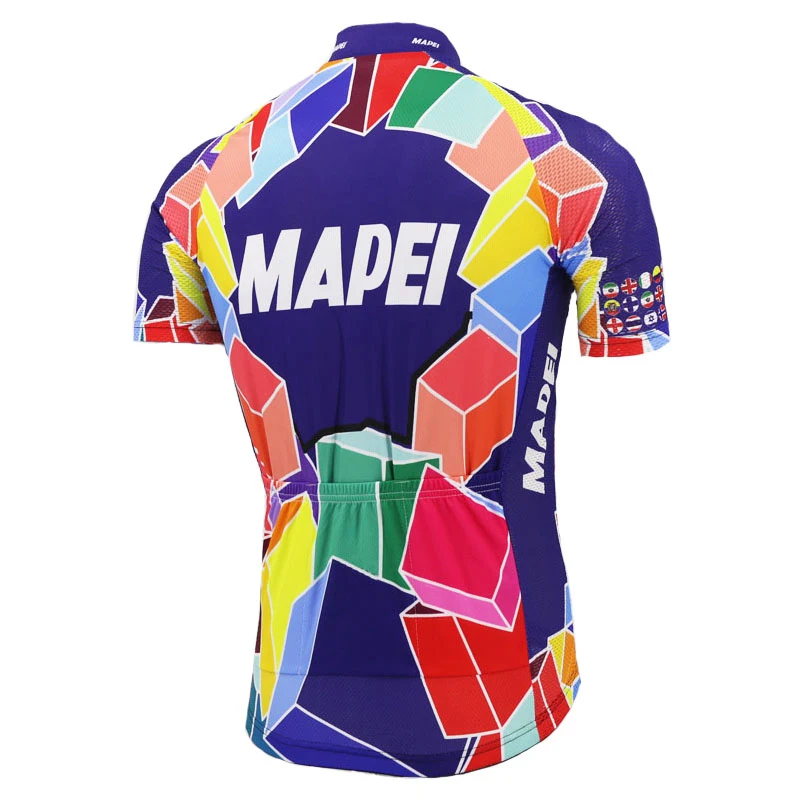 Футболка мужская с коротким рукавом Классическая Джерси для велоспорта