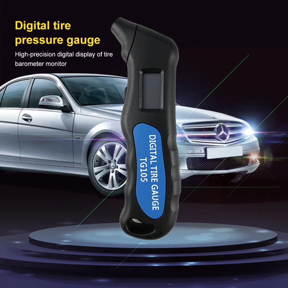 TG105 цифровой автомобильный измеритель давления в шинах манометр ЖК дисплей