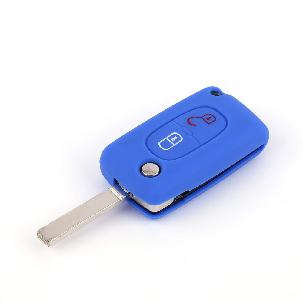 Автомобильный ключ чехол КРЫШКА ДЛЯ Peugeot 407 308 408 207 208 307 206 RCZ для Citroen C3 C4 C4L C5 C6 C2 Xsara