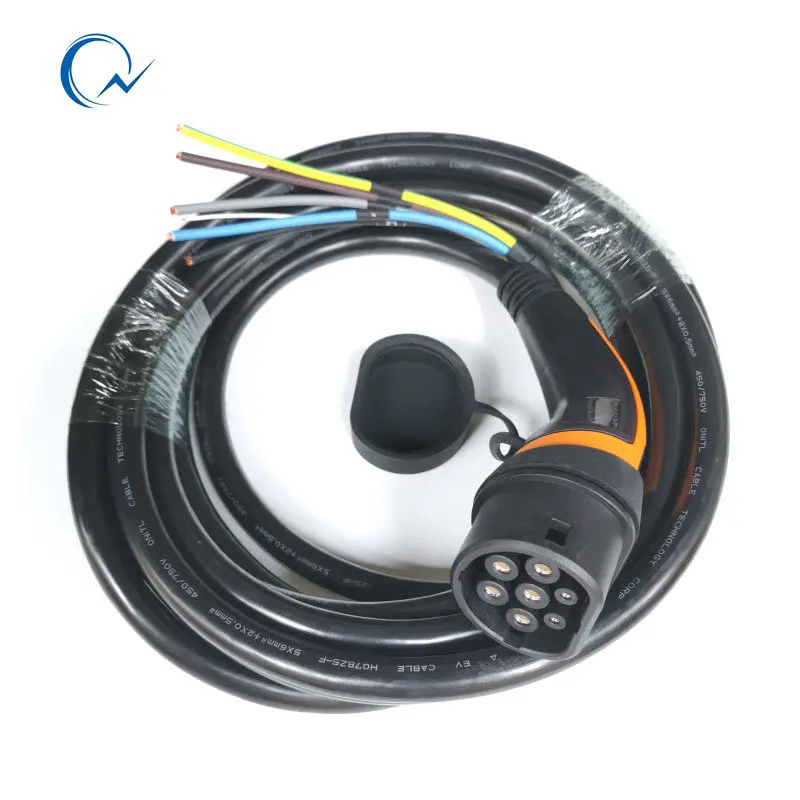 16A 32A for EV сбоку IEC62196-2 Тип 2 Европейский стандарт розетка IEC Женский сетевой разъем