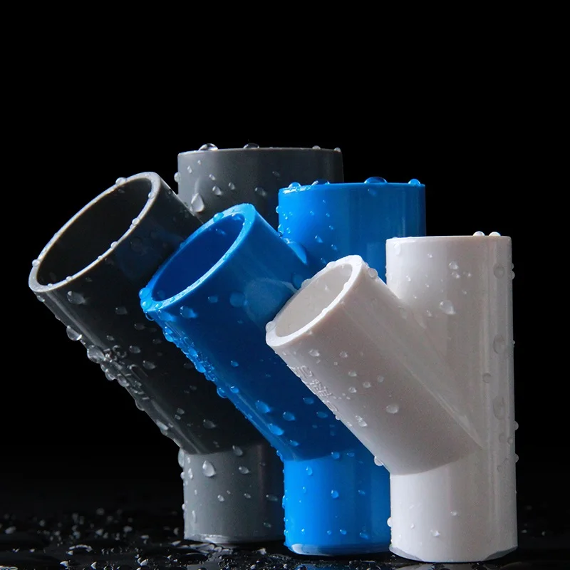 

5 шт., тройной соединитель из ПВХ, 20-40 мм