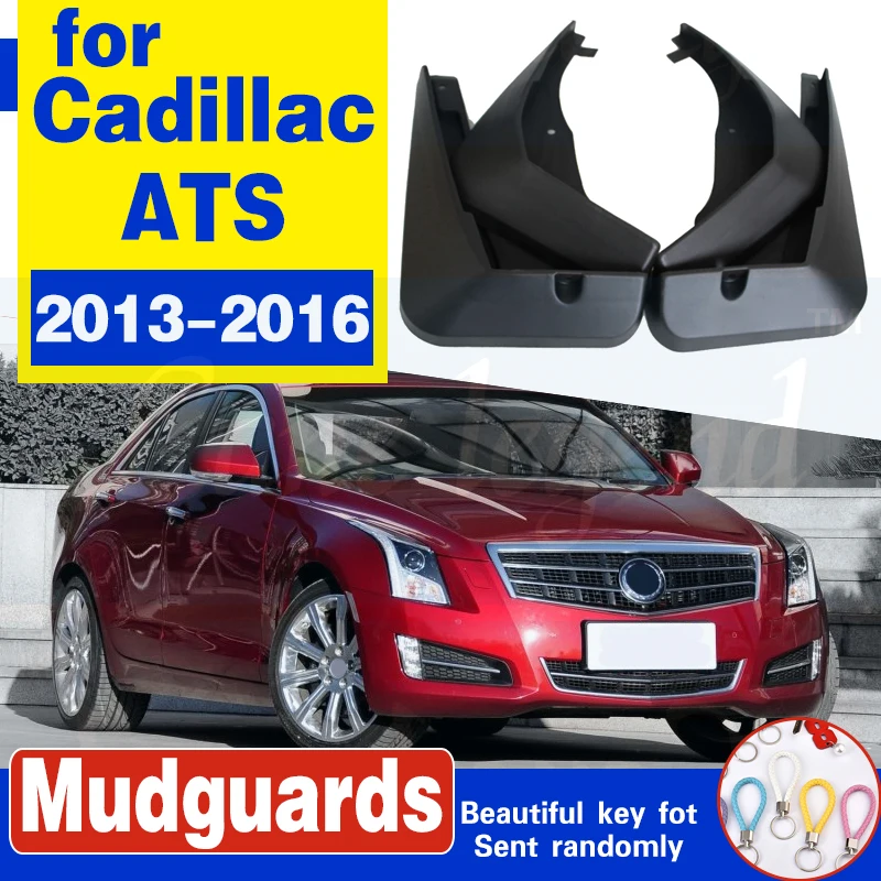 

4pcs / Set car Front Rear Mud Flaps Splash Guard Fender Mudguards FOR Cadillac ATS 2013 2014 2015 2016 mud flap