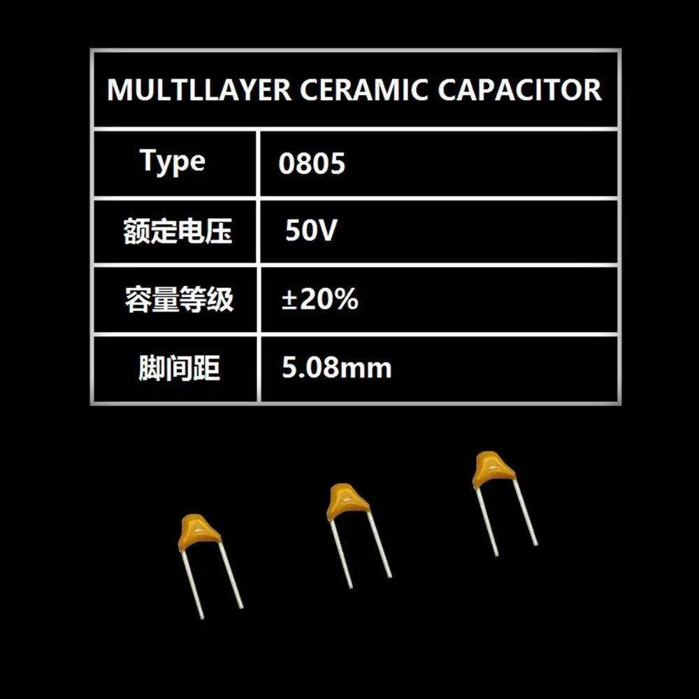 Многослойные керамические конденсаторы 300 шт./лот 10 значений * 30 шт. 10PF-100NF(100 ~ 104) 50
