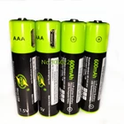 4 шт.лот ZNTER Mirco USB перезаряжаемая батарея 1,5 в AAA 600 мА  ч, литий-полимерная батарея для игрушек и пультов дистанционного управления