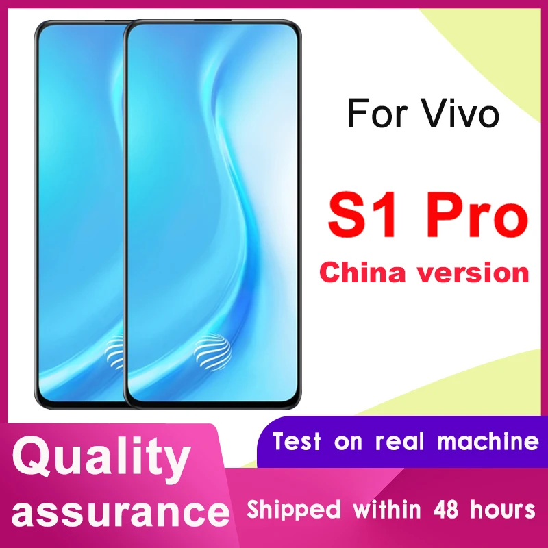 100% тестирование 6 39 ''Дисплей Замена для Vivo S1 Pro китайская версия ЖК дисплей