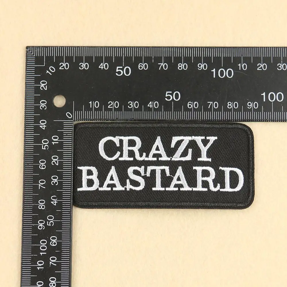 2/5 шт. буквы лозунг аппликация из лоскутного топа с вышивкой Crazy полуторный слова