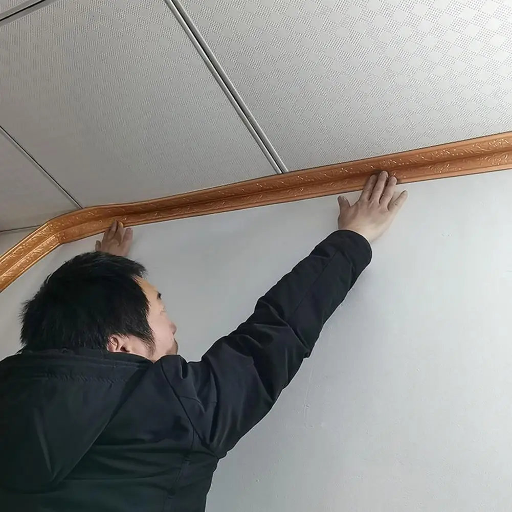 Высококачественная Гибкая накладка на кромку стен легко использовать | Дом и сад