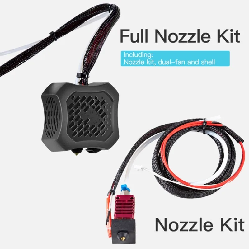 Оригинальный Creality 3D Ender-3 V2 принтер полный набор Hotend для с силиконовым покрытием