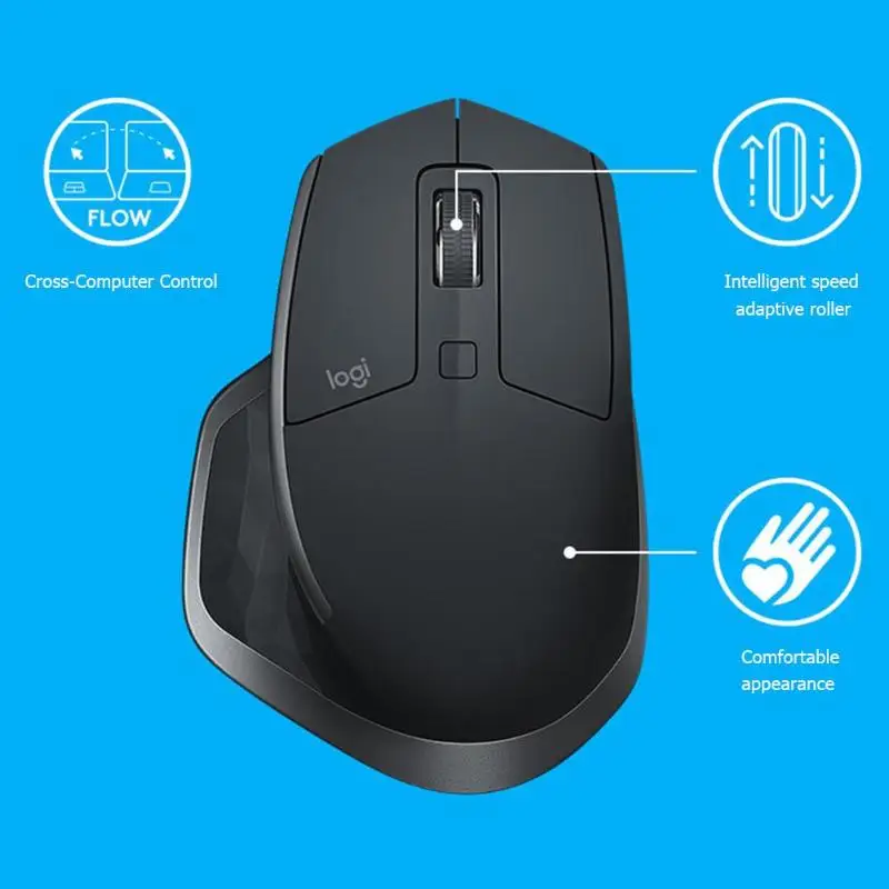 Беспроводная игровая мышь lotech MX MASTER 2S 7 кнопок двухрежимный вluetooth 4000 dpi игровая макро-мышь для быстрой зарядки