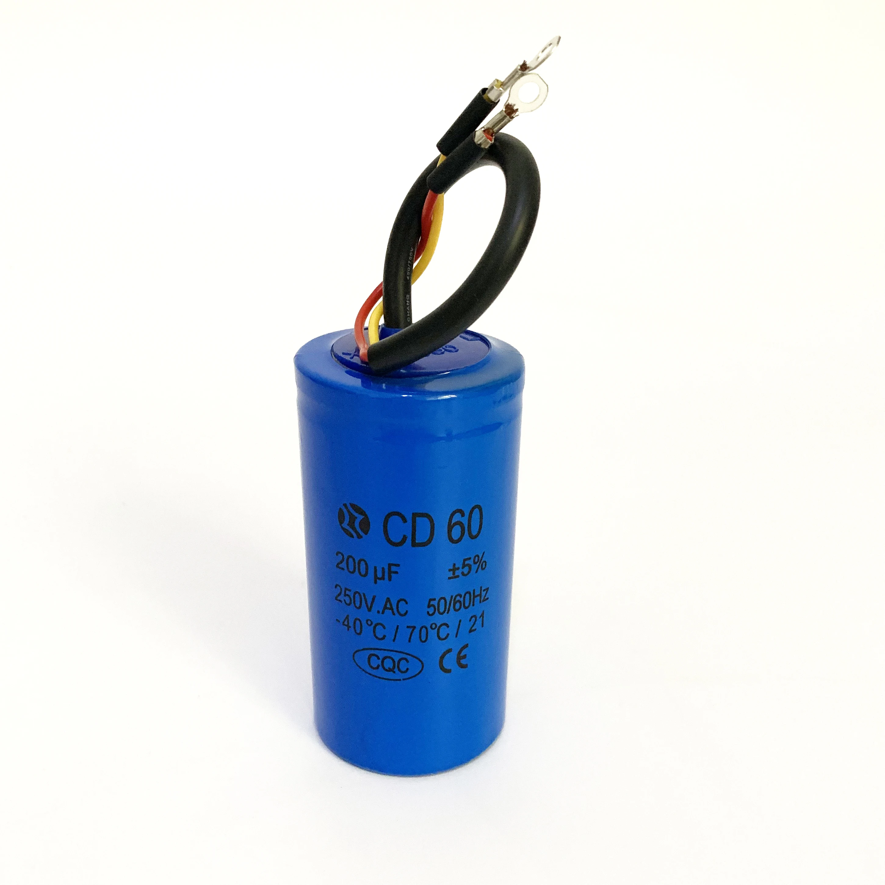 Смотреть конденсатор с алюминиевой крышкой, CD60, 200 мкФ, 250V. Пер. тока, 50/60 Гц, 40/70 температуры/21