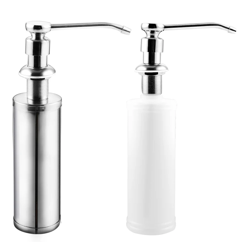 Диспенсер для мыла кухонной раковины ABS пластик встроенный насос лосьона