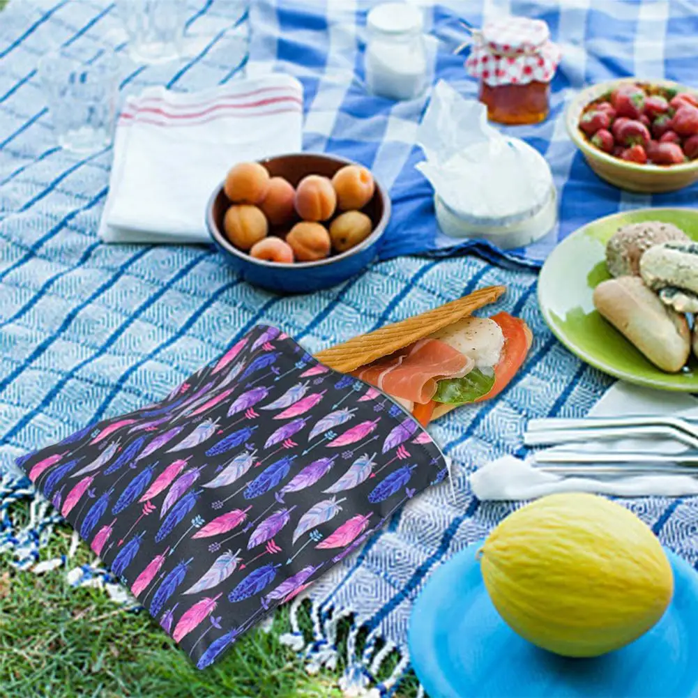 3 шт многоразовая сумка для закусок водонепроницаемая хлеба школы кемпинга