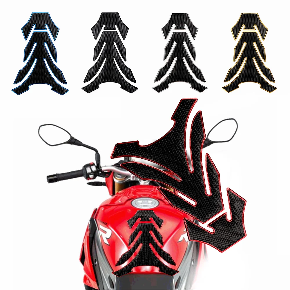 

3D Fishbone Sticker Three-Dimensional Rubber Tank Pad Protector Will Not Fade Motorcycle Stickers Funny Decoration Sticker