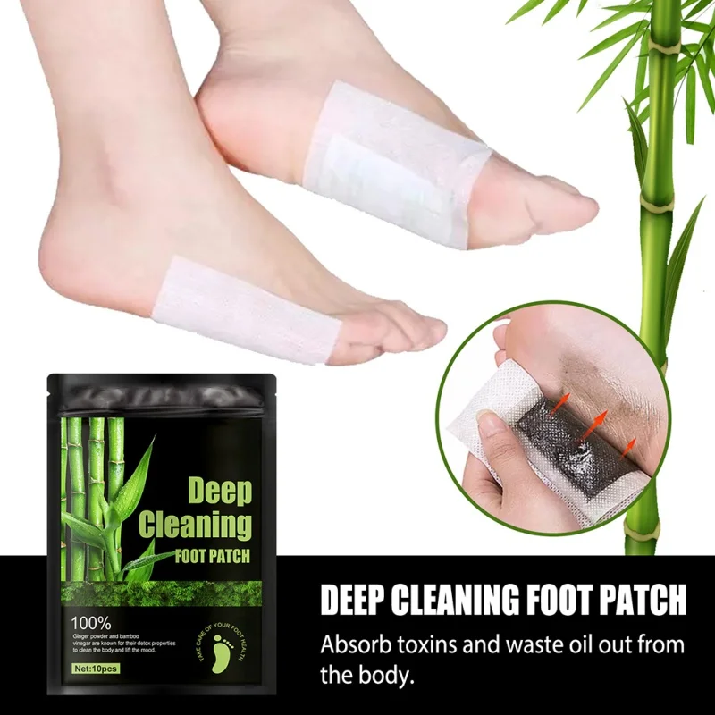 

10 PCS Deep Cleansing Foot Pads for Men Women Improve Sleeping Health Care for Daily Use Foot Care