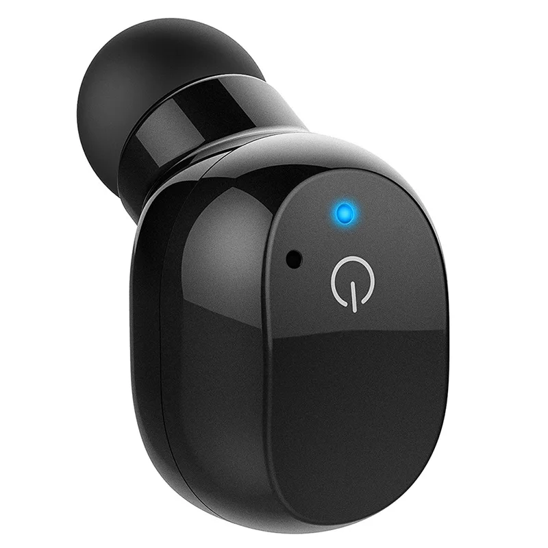 Single Earbud Mpow EM12 Mini Bluetooth V4.2 наушники-вкладыши с одним беспроводным наушником с сенсорным управлением с микрофоном и EVA чехол для переноски водителя/водителя грузовика - Цвет: Single Earbud
