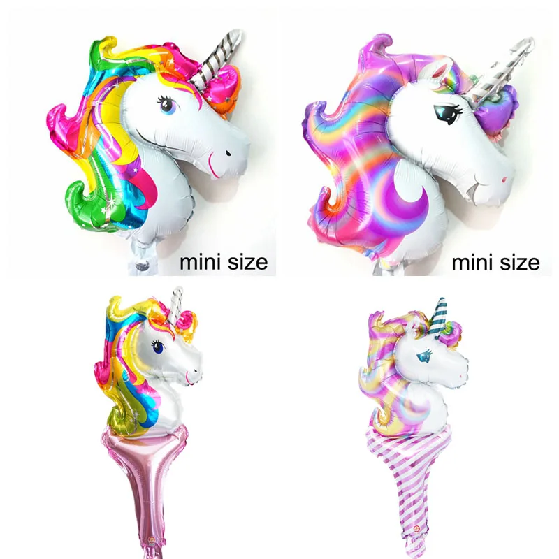 20pc mix unicorn 20 шт./партия) мини-размер единорог фольги Воздушные шары и ручной жевательный Единорог шар для свадьбы День рождения воздушные шары игрушки-единороги - Цвет: 20pc mix unicorn