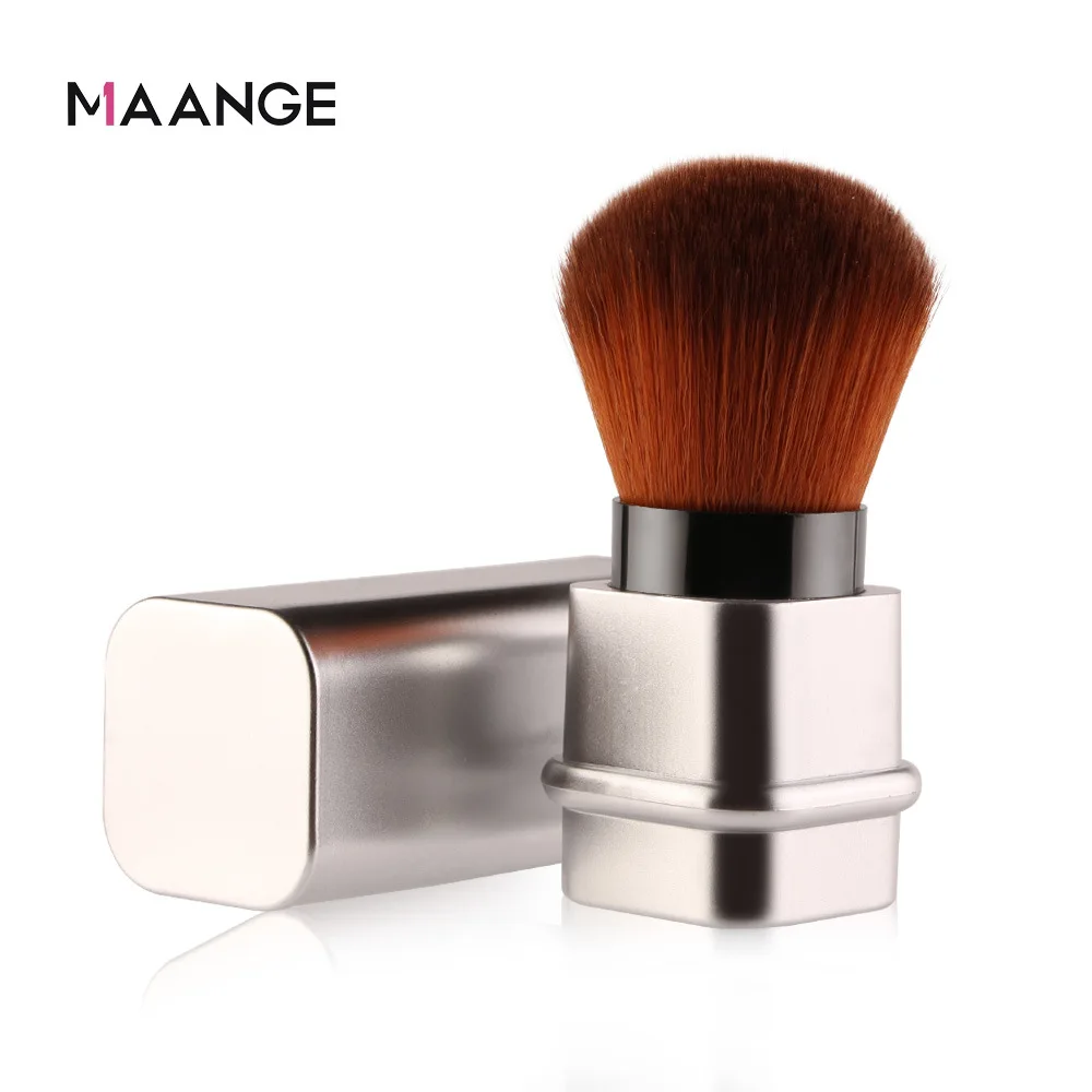 

1 PCS Retractable Blush Makeup Brush Face Multifunctional Make Up Brush Square Telescopic Loose Powder Brush Beauty Tools