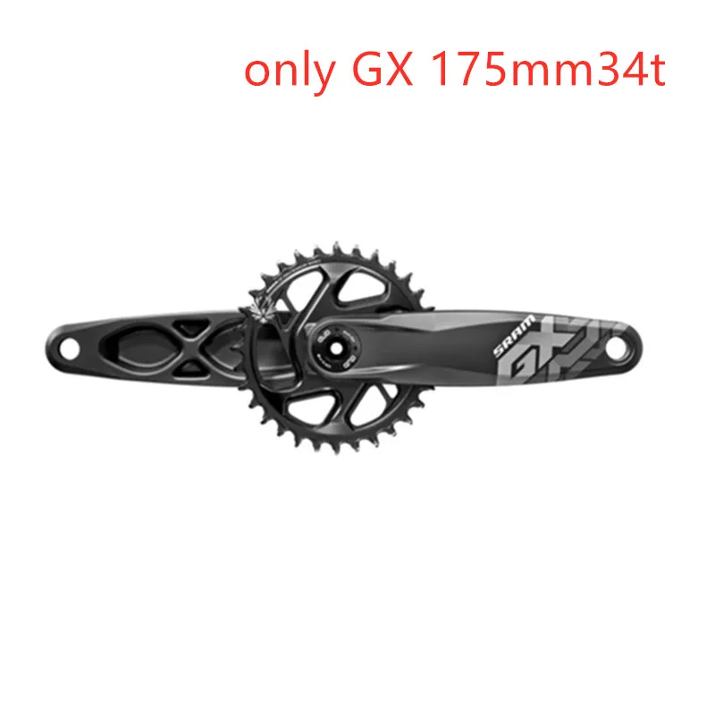 175mm34T without BB SRAM GX EAGLE DUB Crankset 34T 170 мм 175 мм MTB с двумя бортами велосипедный Кривошип с DUB BSA Нижний Кронштейн - Цвет: 175mm34T without BB