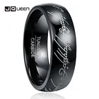 8 мм кольцо из карбида вольфрама, черное модное простое удобное обручальное кольцо для мужчин и женщин, хит продаж, размер от 7 до 12