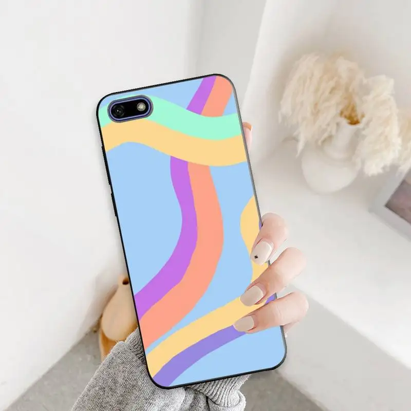 

Colorful Graffiti line Phone Case For Oppo Reno 3 Pro Realme 5 Pro A3S A9 A5 A7X 2020 Vivo Y 11 U3x 19 81 91c V 15 17 Pro Cover