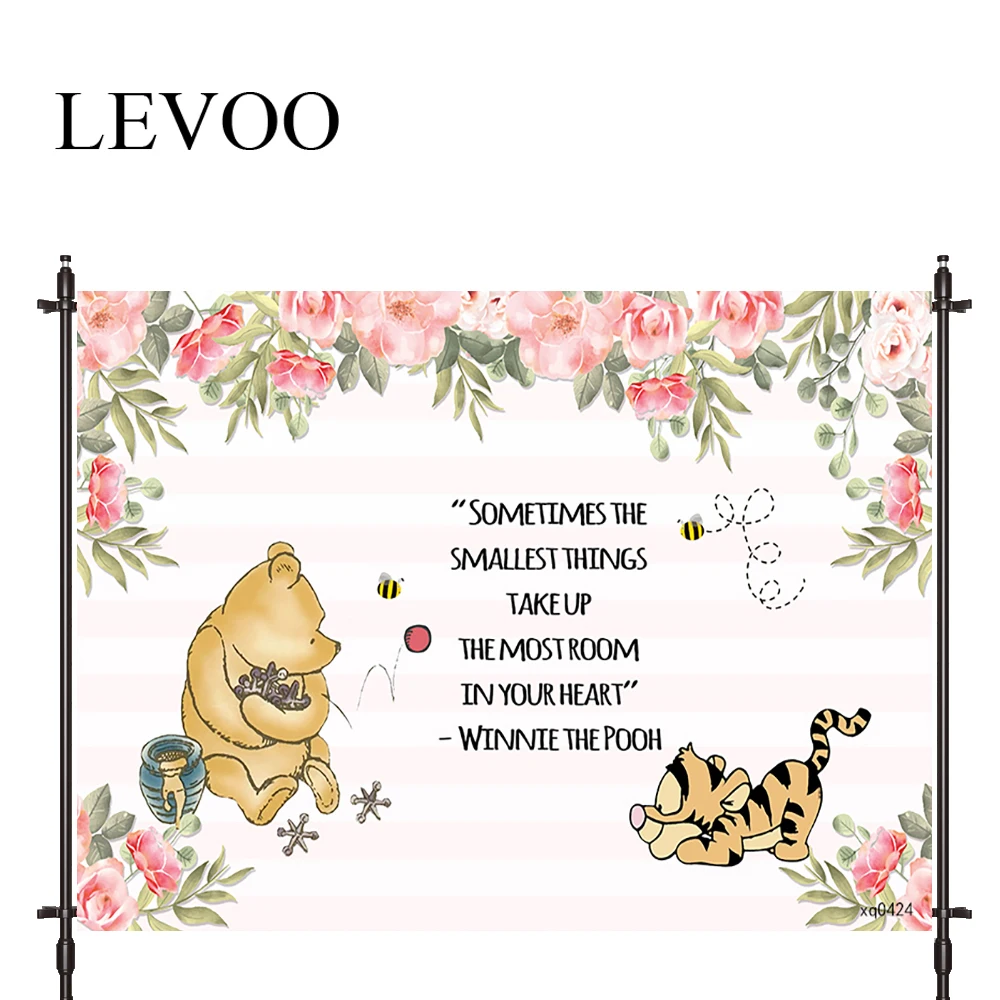 

LEVOO фотография Фон медведь мышь Цветы День Рождения пчела ткань пользовательская съемка реквизит фон