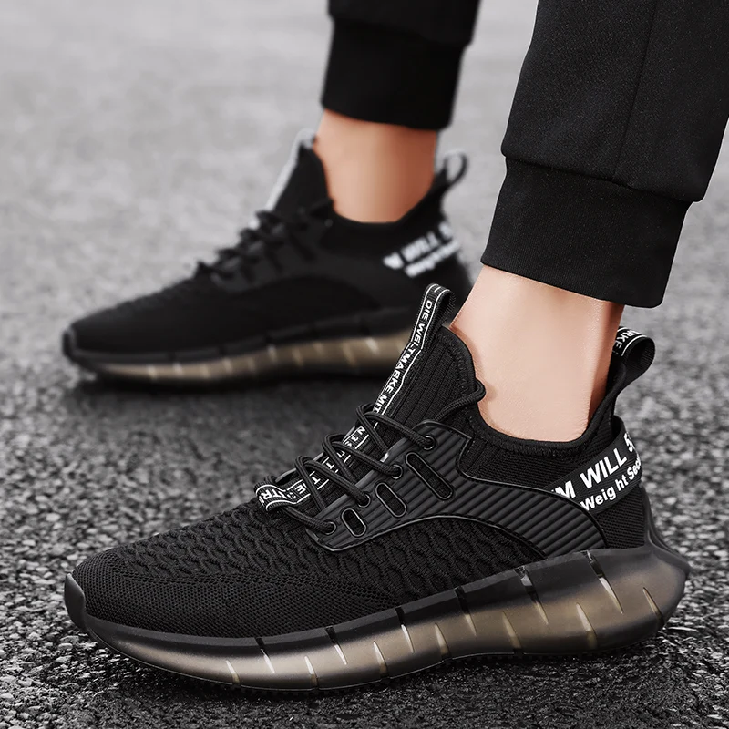 

de for sapato 39 breathable sneakers Sneakers comfortable hombre mesh sports casuales mens knitting Breathable Men causal sport