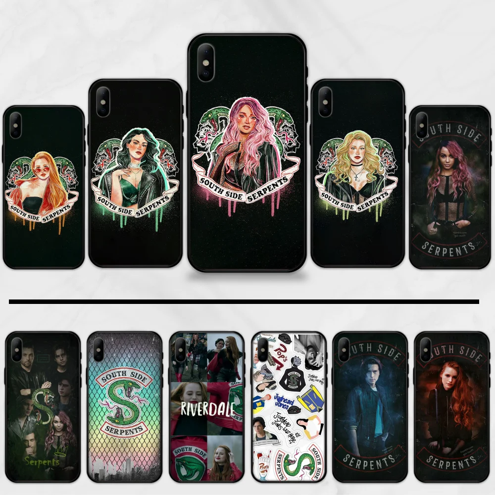 Роскошный Уникальный дизайнерский чехол для телефона South side serpents riverdale iphone 5 5S SE 5C 6