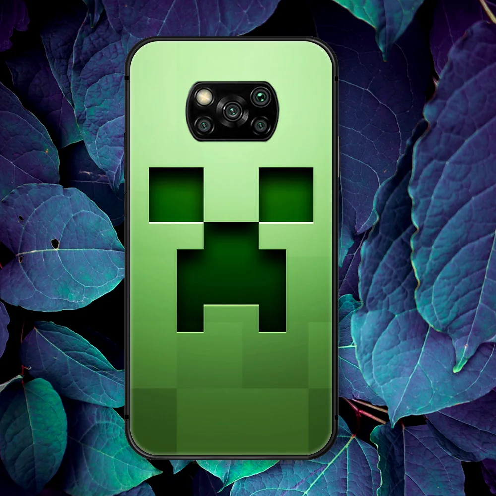 

Mini World Sandbox Game Phone Case For Xiaomi Mi Note 10 A3 9 MAX 3 A2 8 9 Lite Pro Ultra black Coque Soft Hoesjes Pretty