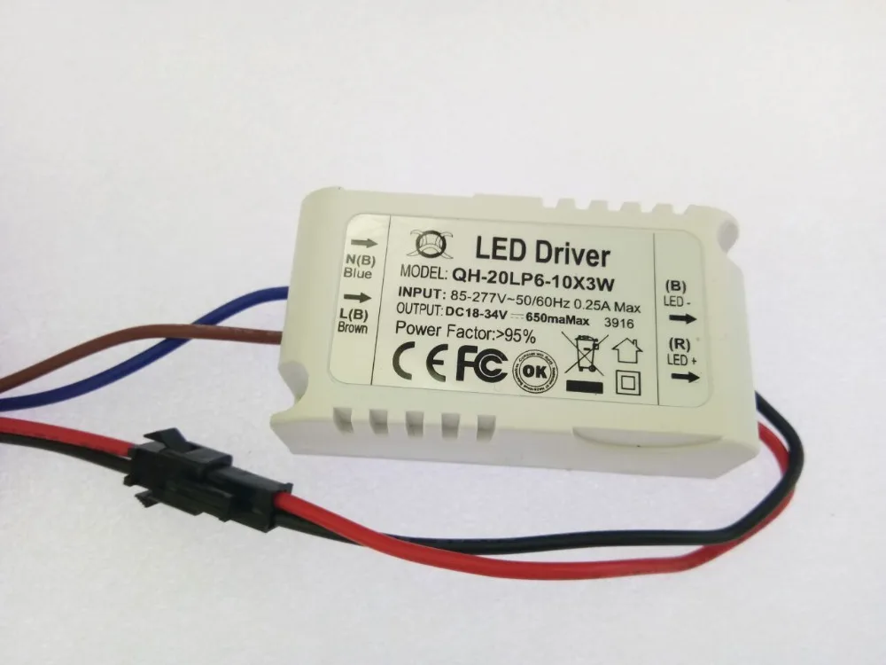

6-30x3W 600mA 10-18x3w 85-265V 18-105V 600MA
