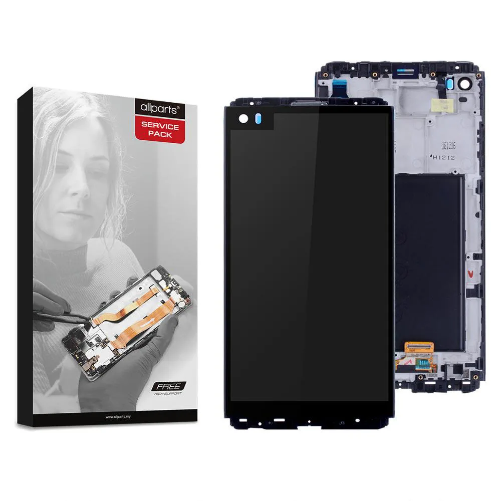Дисплей для LG V20 VS995 VS996 LS997 H910 в сборе с тачскрином на рамке Оригинал черный|lcd