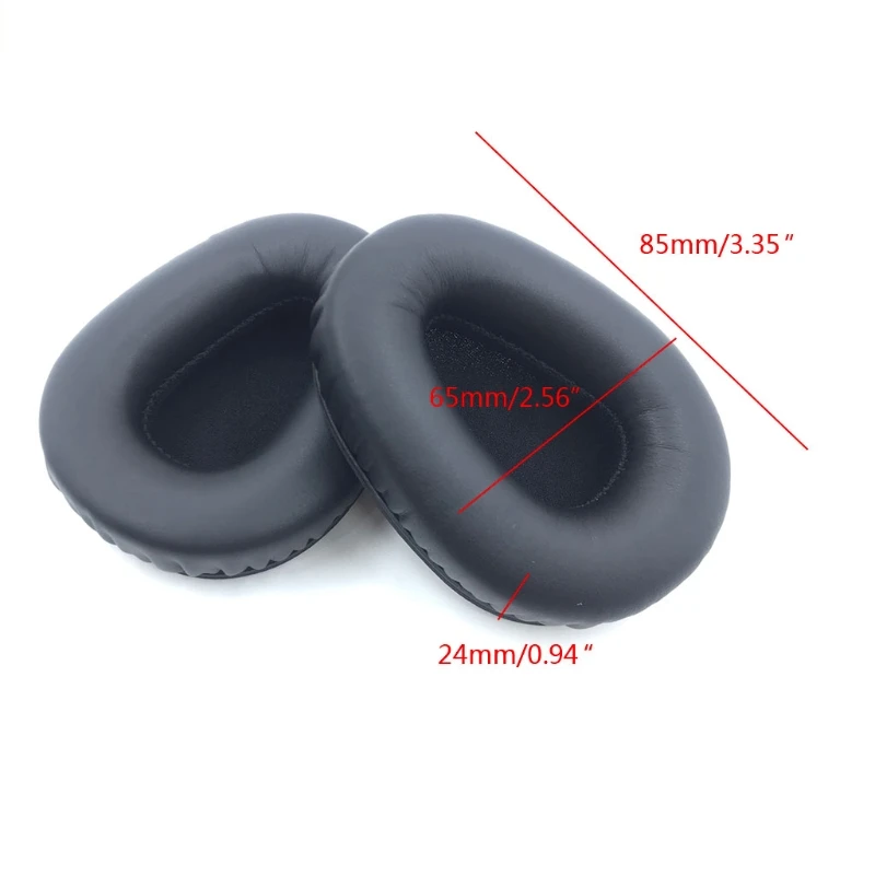 

2 Pieces Ear Pads for UE6000 Headphones ,Earpads Replacement Pad PU Leather Sponge Foam