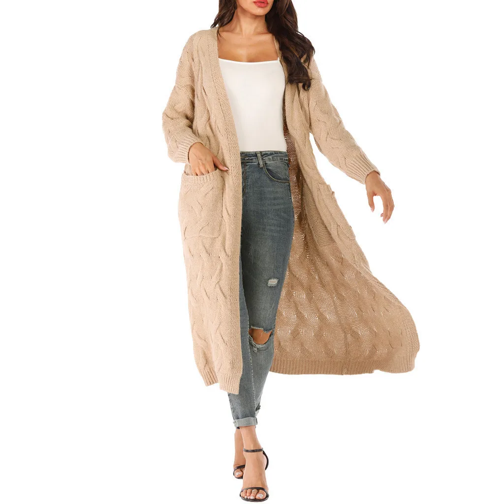 Длинный жилет Trui для женщин используемый Длинные плавки Mouwen Jas осень зима 2019