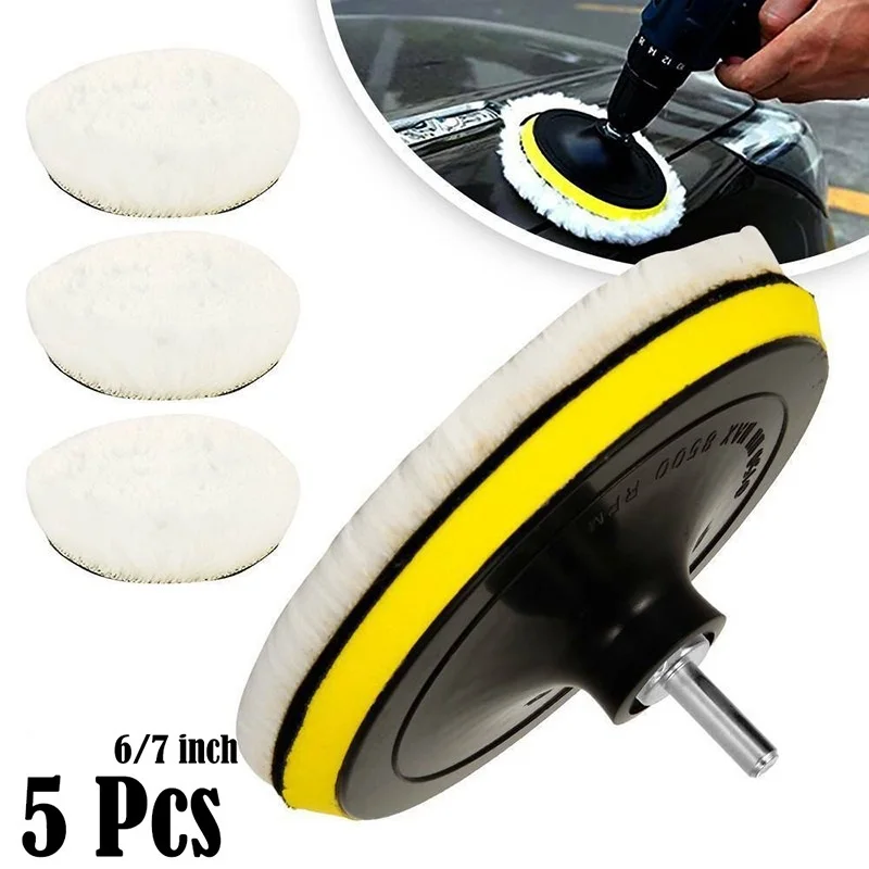Универсальные полировочные насадки для автомобиля M14/M16 5 шт. 6/7 дюйма | Автомобили