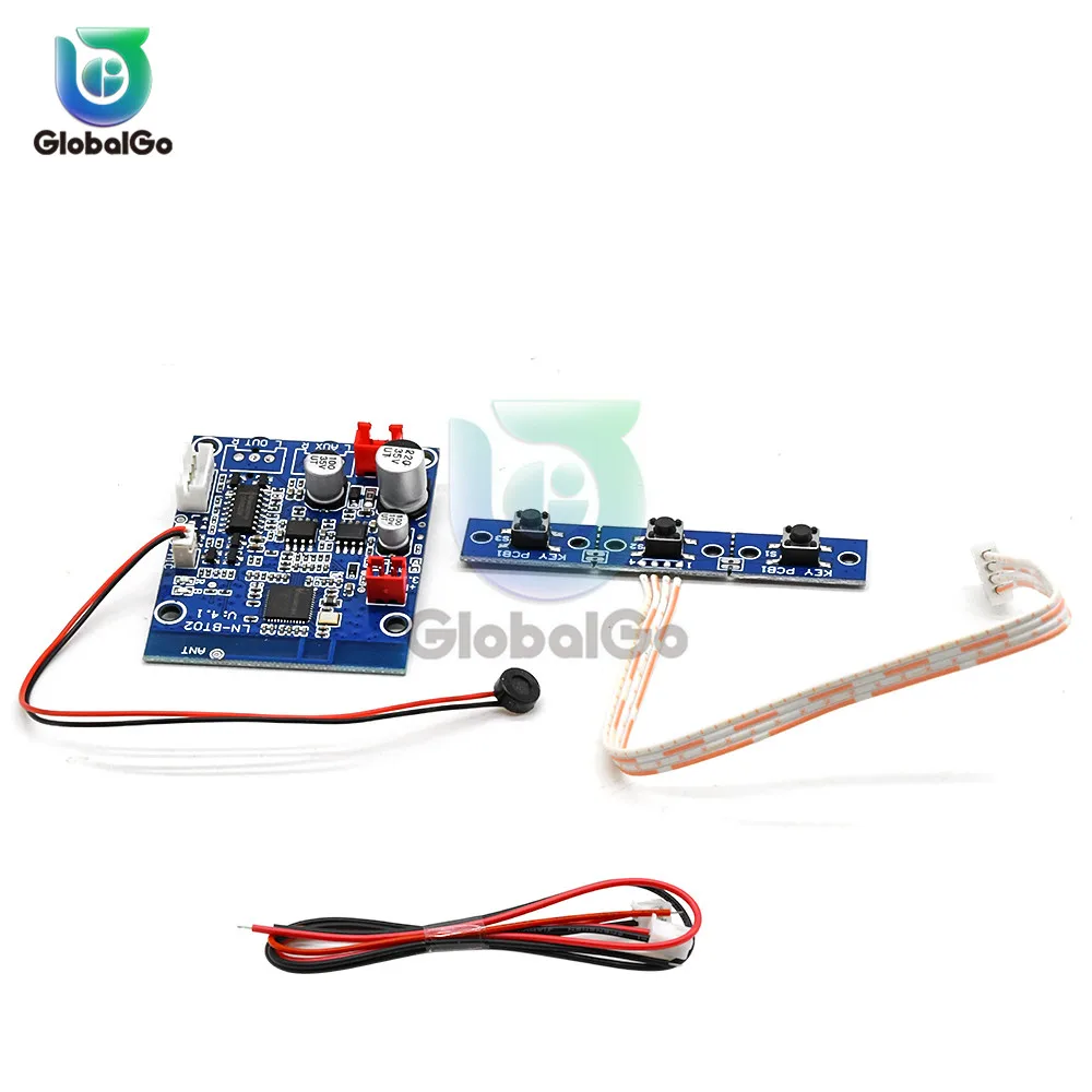 DC3.6 30V автомобильный модуль аудиоресивера Bluetooth 4 0 3 5 мм держатель наушников вход и