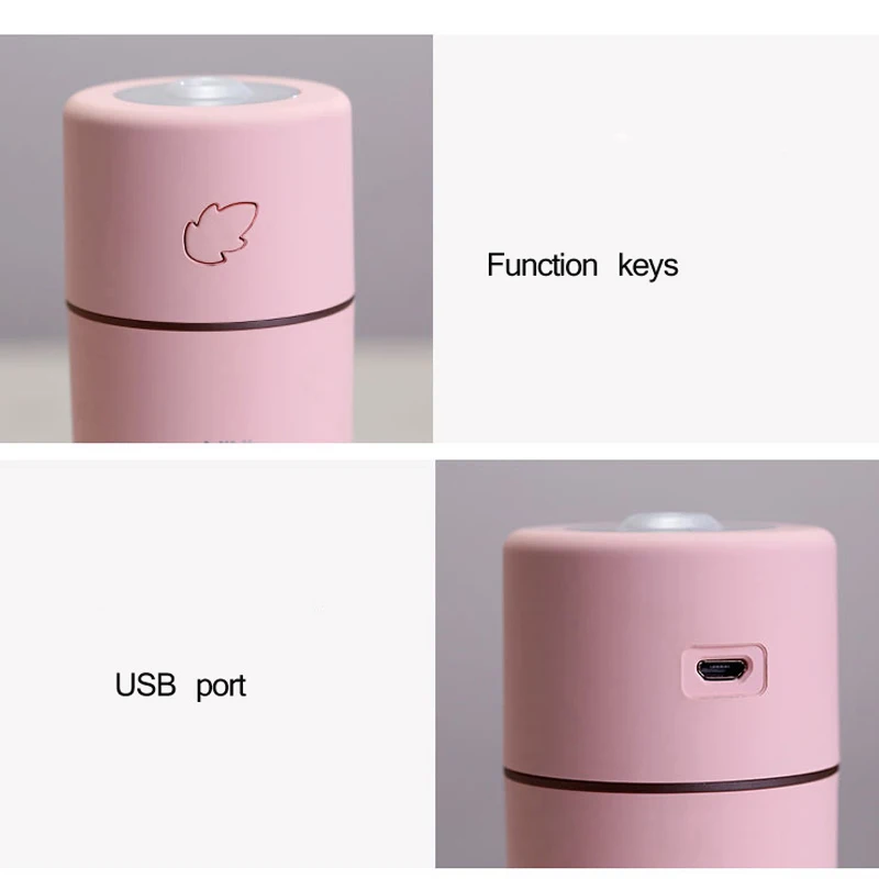 Увлажнитель воздуха 150 мл USB Электрический освежитель мини чашка воды масло