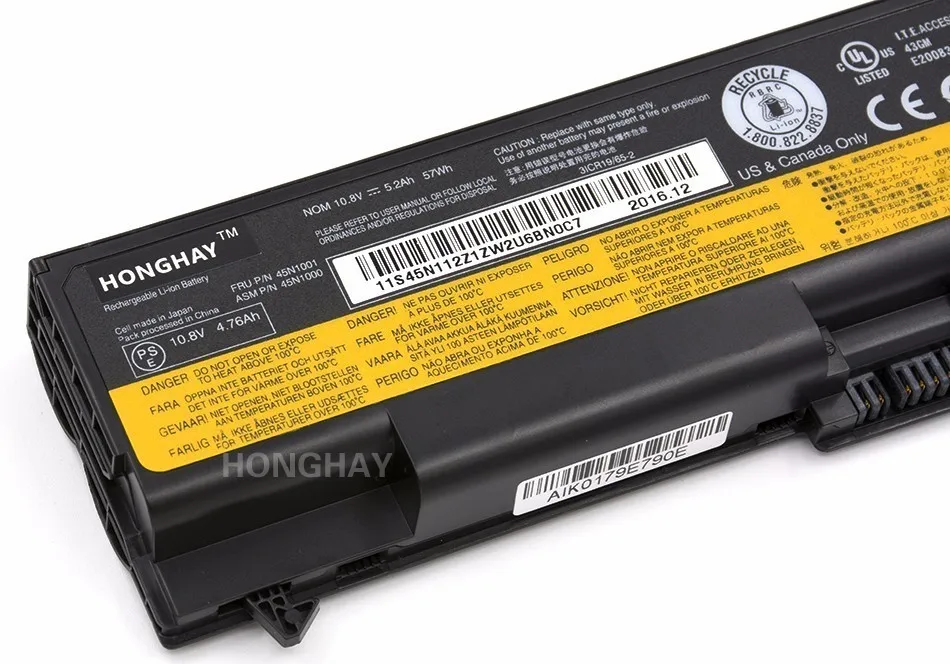 70+ Аккумулятор для ноутбука LENOVO ThinkPad T430 T430i T530 T530i L430 L530 W530 45n1000 E40 E420 SL410 SL510 T410 L520