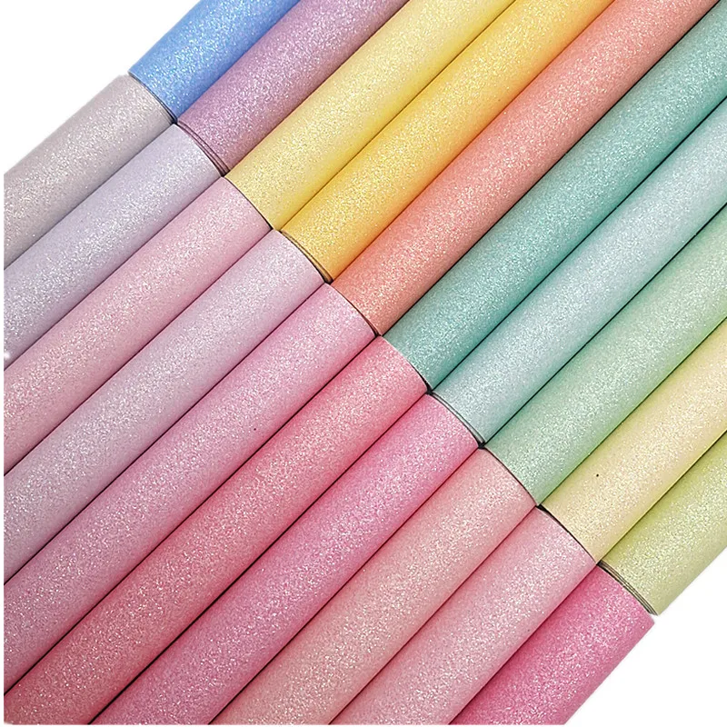 Розовые пастельные цвета тонкая блестящая кожа с фетровой подложкой виниловые