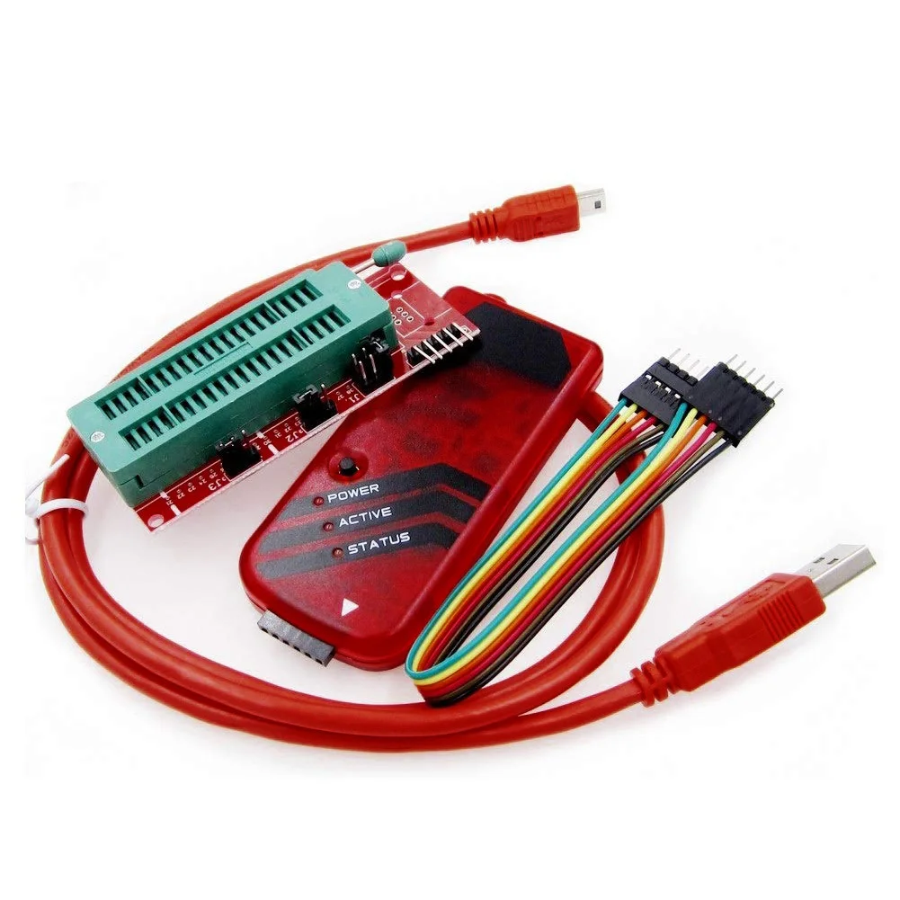 

KGREATZT PICKIT3 PIC KIT3 PICKIT 3 Programmer Offline Programming PIC Microcontroller Chip Monopoly+PIC Programmer adapter seat
