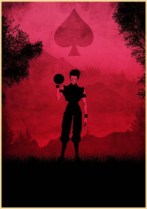 Популярные аниме плакаты в винтажном стиле Jujutsu кайсен |