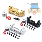 Кронштейн для переднего бампера из латуниметалла для Сервомотора 25T рулевой шестерни серволебедка для 110 RC Crawler Car Traxxas TRX4