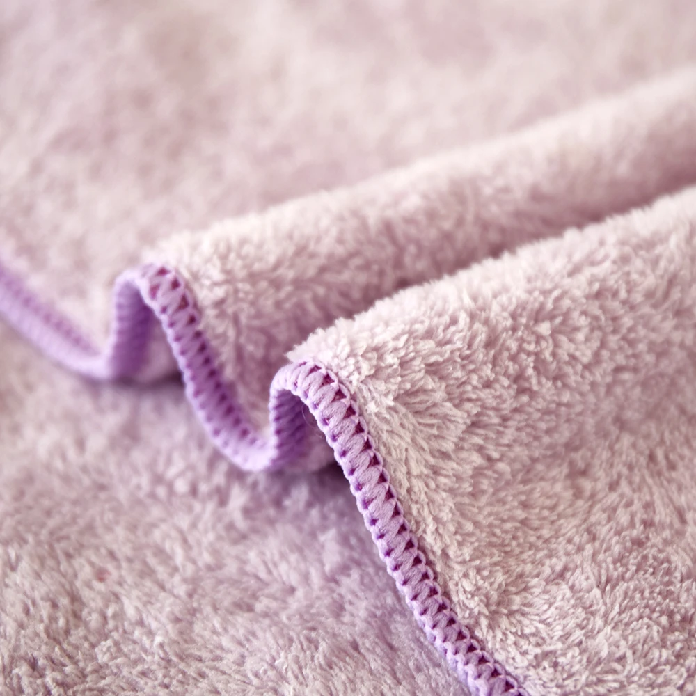 8 шт. микрофибра прямоугольное банное полотенце наборы зеленый розовый мягкость