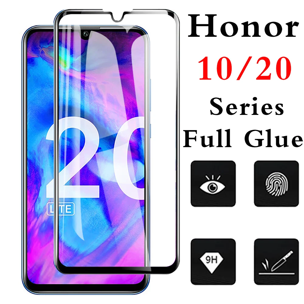 Закаленное стекло для huawei honor 10 20 lite 10i 20i 10lite чехол Защитное спасательный