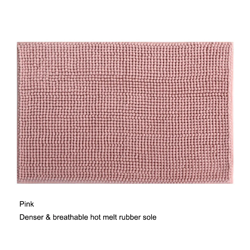 Лидер продаж толстые и тонкие напольные коврики из синели Нескользящие