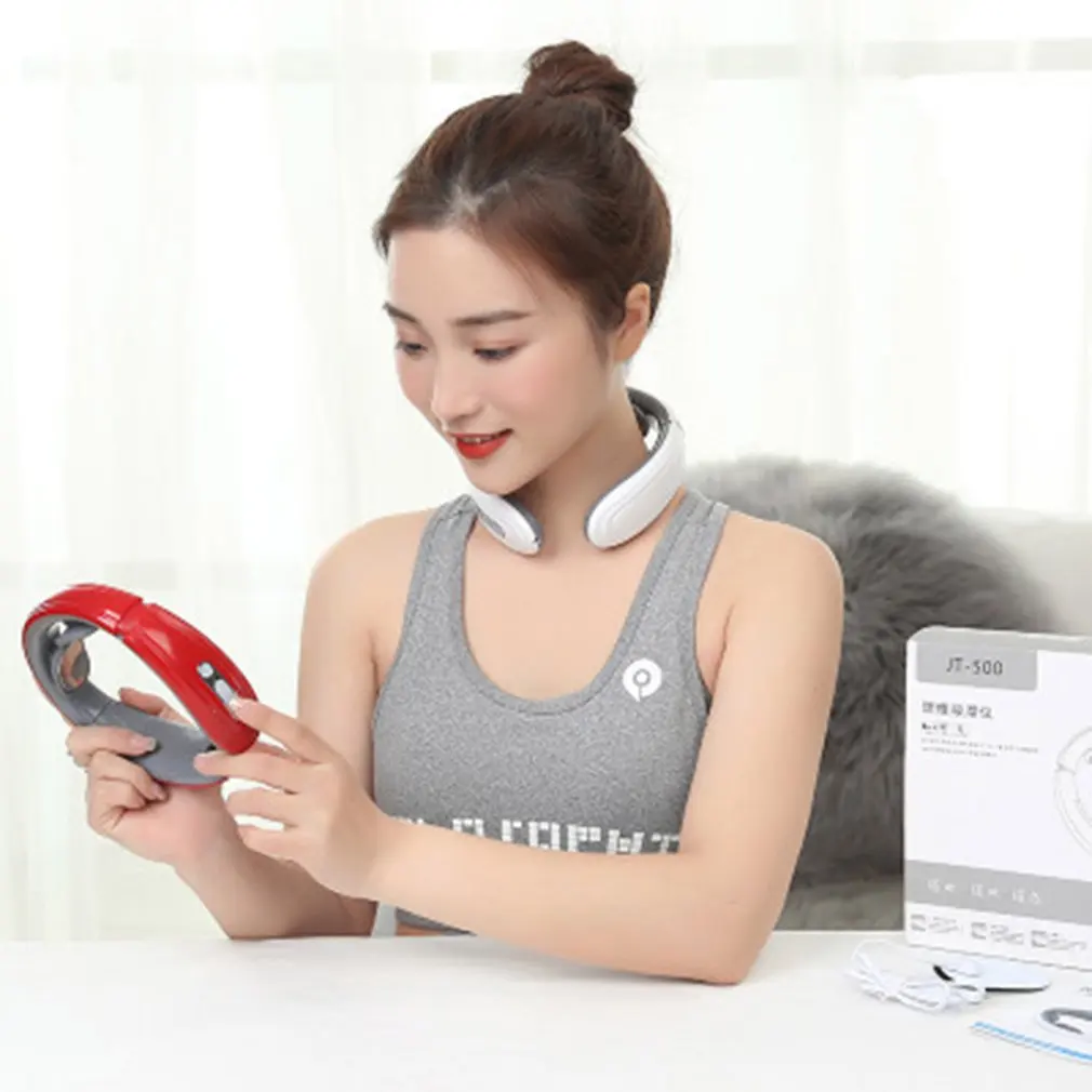 

Neck Massager Electric Neck Massage Cervical Vertebra Physiotherapy Pain Relief Tool Health Care Relaxation